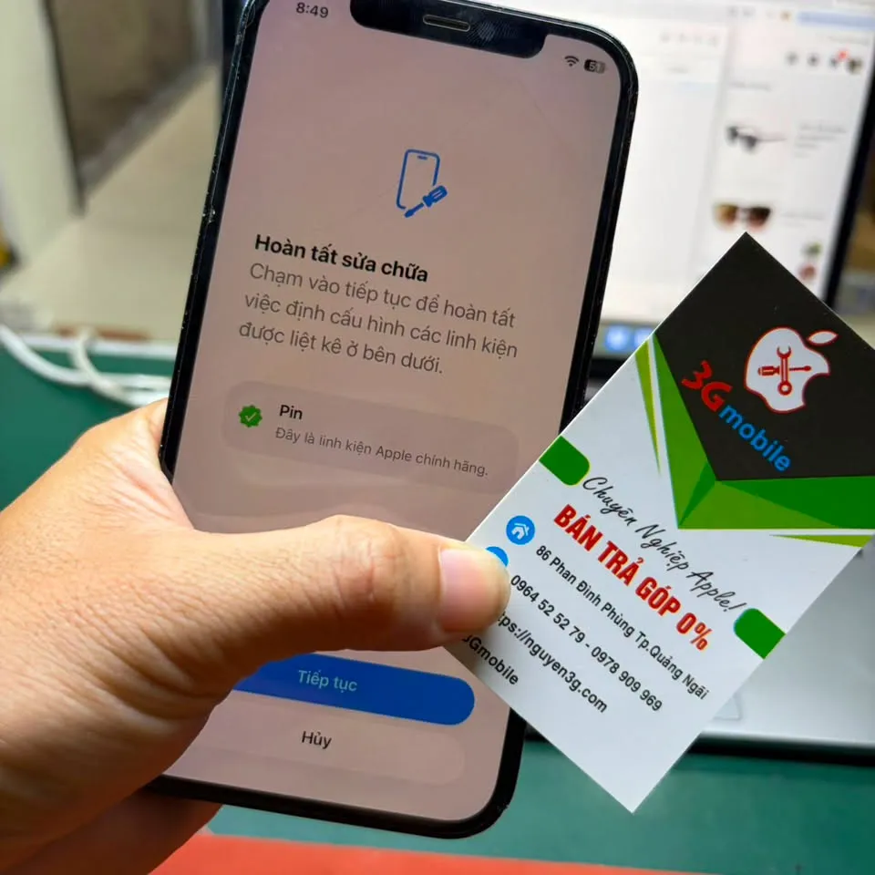 Thay pin iphone 13 chẩn đo&aacute;n lấy ngay tại Quảng Ng&atilde;i