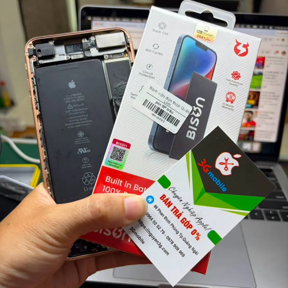 Thay pin iPhone 8 Plus bảo h&agrave;nh 12 Tháng gi&aacute; tốt lấy ngay